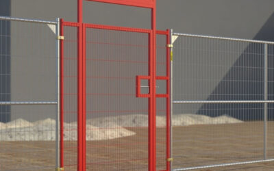 Construction Site Security Fence Rental